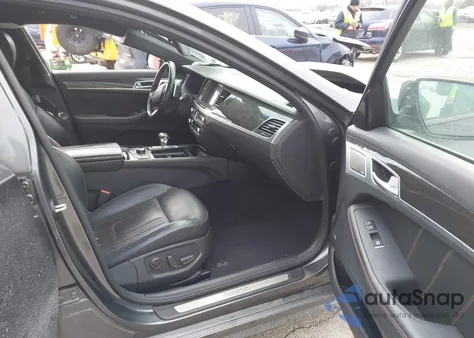 2018 Genesis G80 3.3T Sport z USA, uszkodzony, nr VIN KMHGN4JBXJU247975